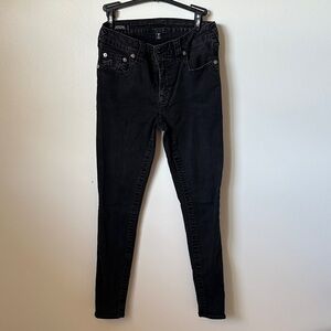 Zinc Women's Dark Denim Skinny Jeans